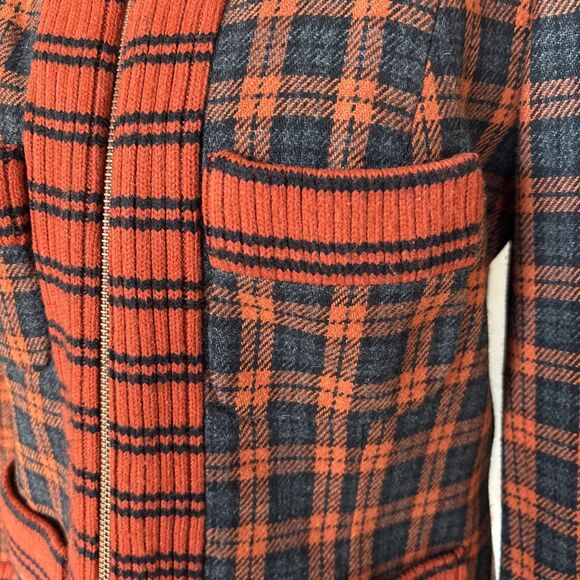 Anthropologie - Plenty By Tracy Reese Plaid  Sweater With Pockets Size 8 - Picture 8 of 12